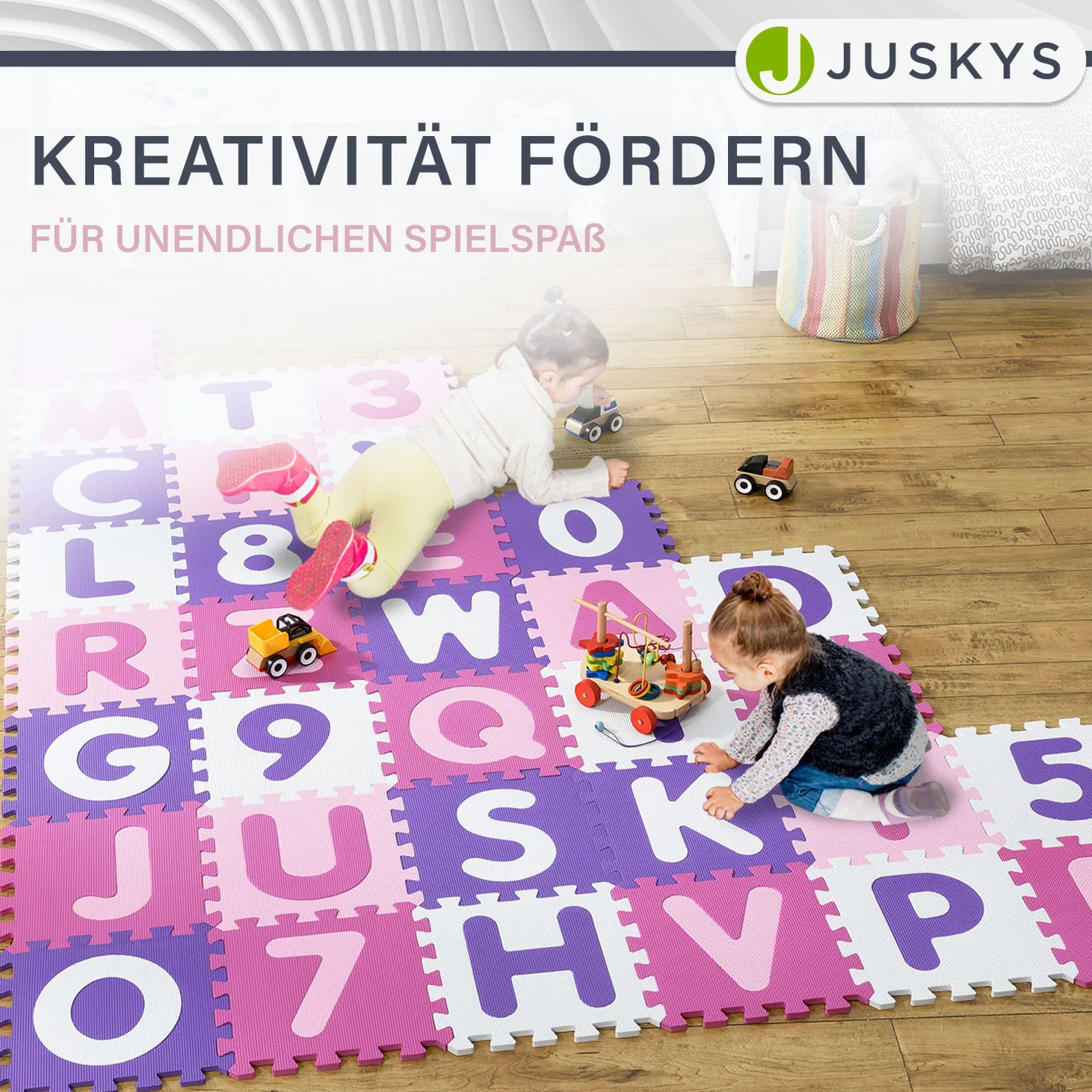 Puzzlematte für Babys und Kinder Puzzle Spielmatte für Spielspaß & Lernförderung in diversen Designs