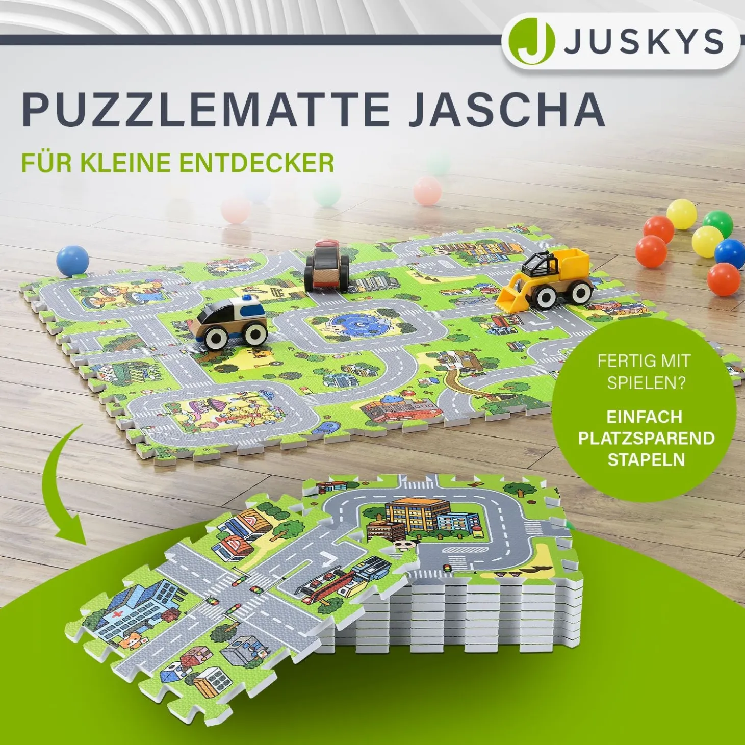 Puzzlematte für Babys und Kinder Puzzle Spielmatte für Spielspaß & Lernförderung in diversen Designs