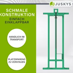 Rasentraktorheber bis 400 kg Hebevorrichtung zum Aufbocken von Aufsitzmähern - inkl. Handschuhe