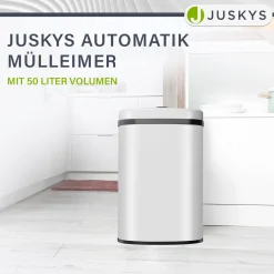 Rechteckiger Mülleimer mit Sensor Automatischer Abfalleimer für kontaktloses Entsorgen von Müll
