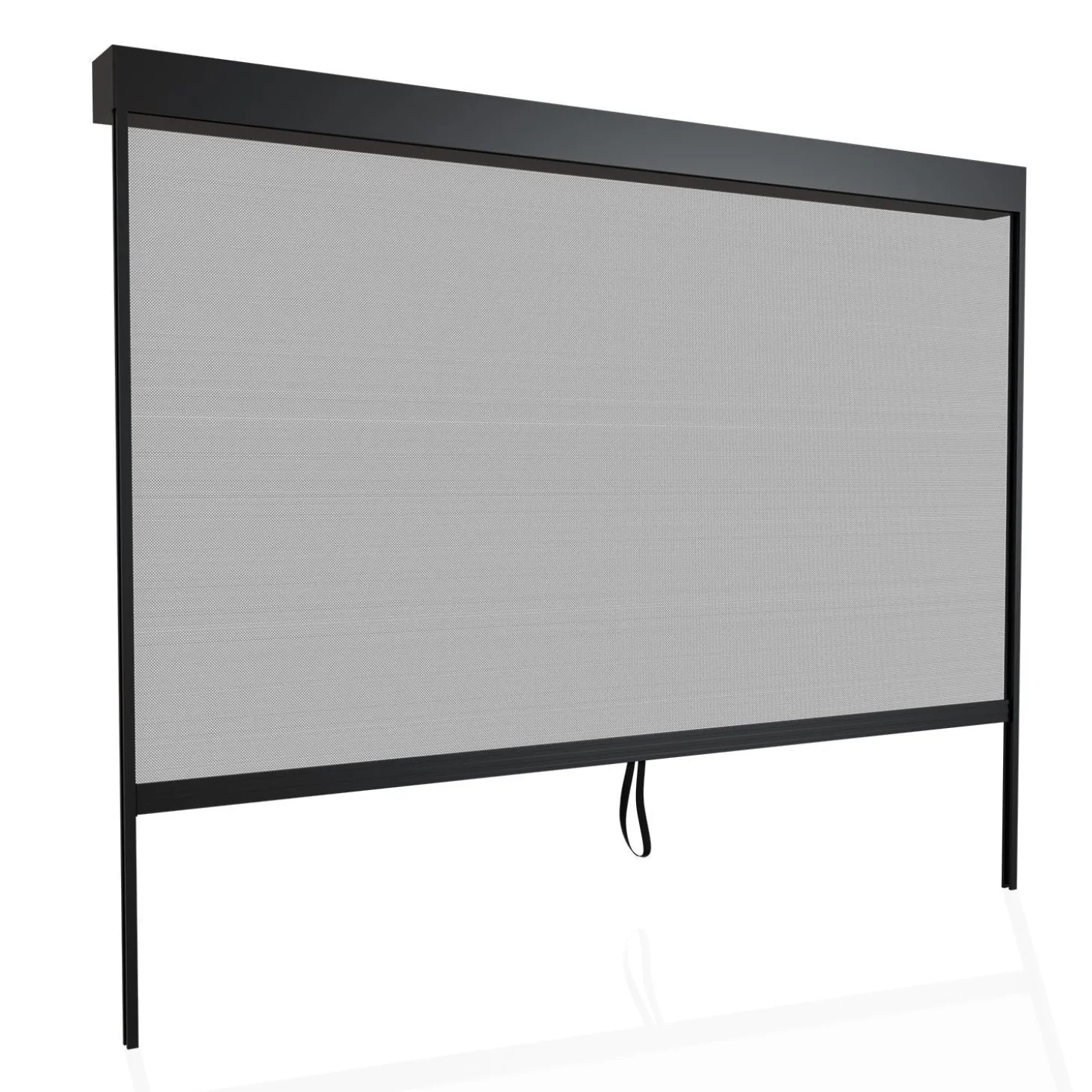 Seitenwand für Lamellendach Tahiti Verstellbares Rollo für Pergola - flexibler Sicht- & Sonnenschutz