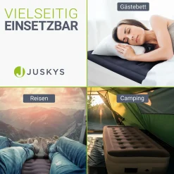Selbstaufblasende Luftmatratze Sapri Bequemes Luftbett zum Camping oder für 1-2 Gäste