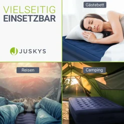 Selbstaufblasende Luftmatratze Sapri Bequemes Luftbett zum Camping oder für 1-2 Gäste