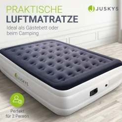 Selbstaufblasende Luftmatratze Sapri Bequemes Luftbett zum Camping oder für 1-2 Gäste