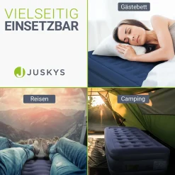 Selbstaufblasende Luftmatratze Sapri Bequemes Luftbett zum Camping oder für 1-2 Gäste