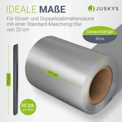 Sichtschutzstreifen PVC PVC Sichtschutzband 19cm x 35m für Gartenzäune