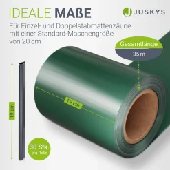 Sichtschutzstreifen PVC PVC Sichtschutzband 19cm x 35m für Gartenzäune