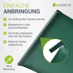 Sichtschutzstreifen PVC PVC Sichtschutzband 19cm x 35m für Gartenzäune