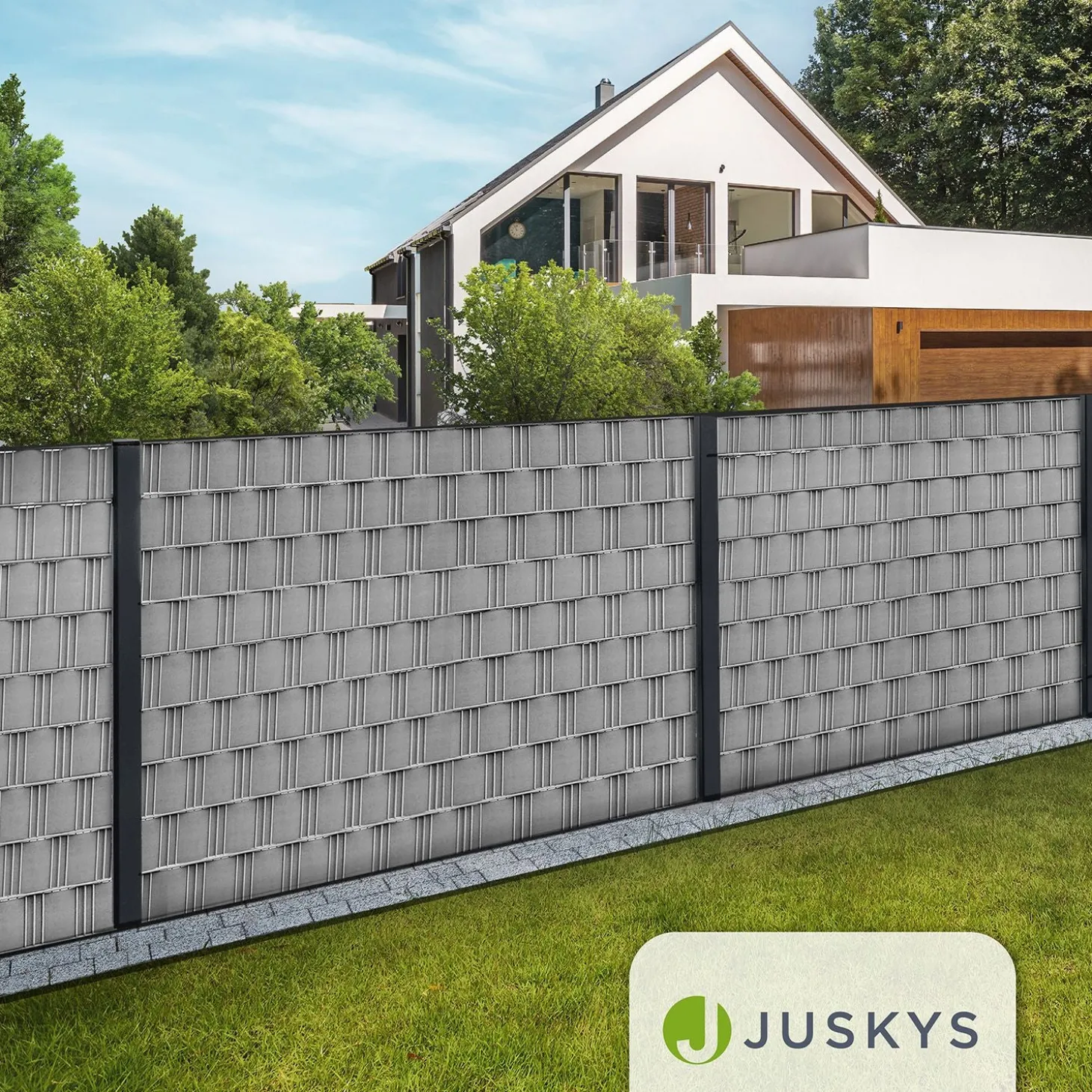 Sichtschutzstreifen PVC PVC Sichtschutzband 19cm x 35m für Gartenzäune