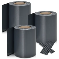 Sichtschutzstreifen PVC PVC Sichtschutzband 19cm x 35m für Gartenzäune