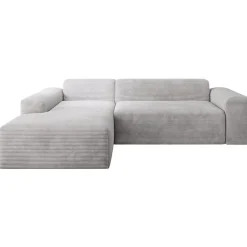 Sofa in L-Form Vals Gemütliche Couch in Cord-Optik