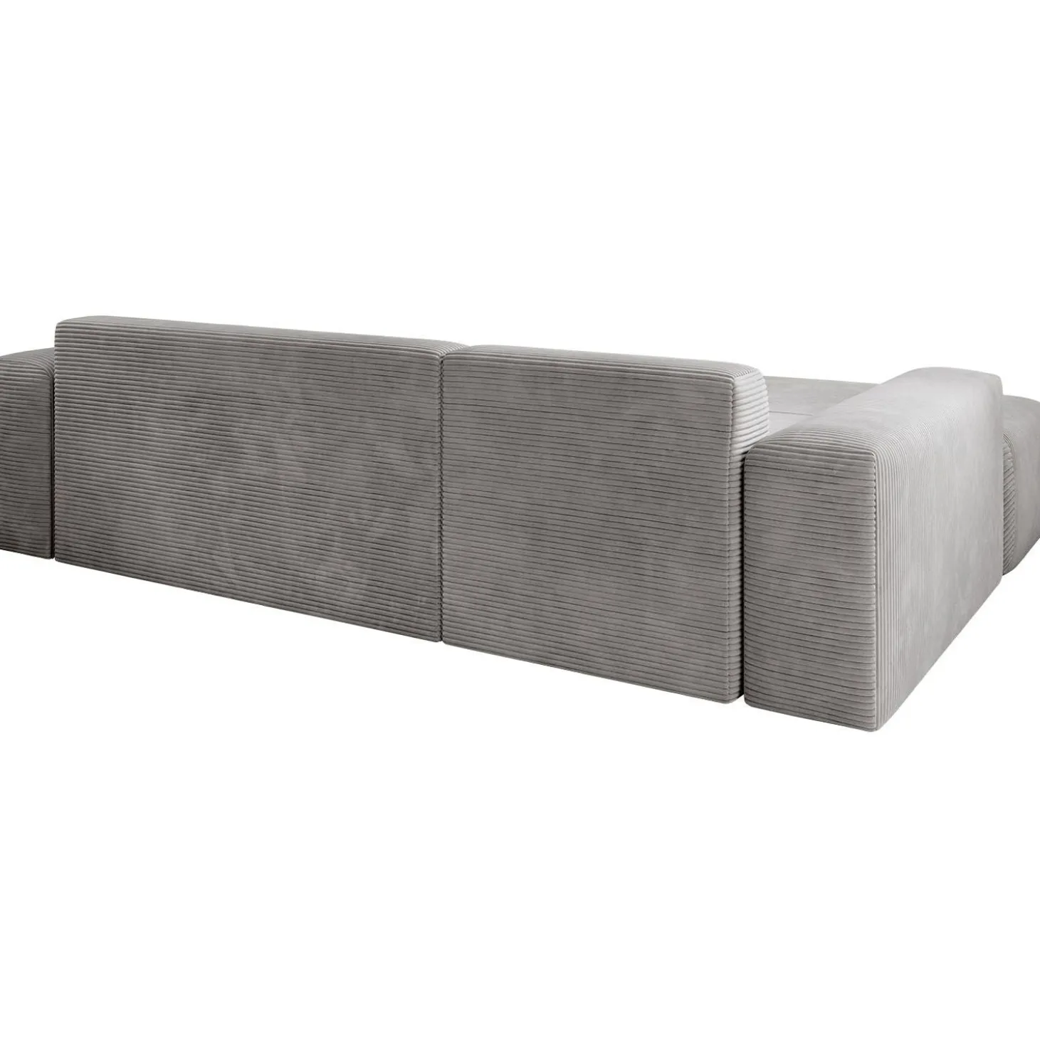 Sofa in L-Form Vals Gemütliche Couch in Cord-Optik