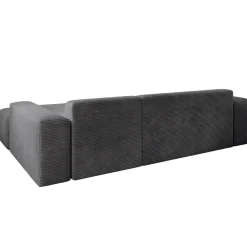 Sofa in L-Form Vals Gemütliche Couch in Cord-Optik