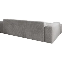 Sofa in L-Form Vals Gemütliche Couch in Cord-Optik