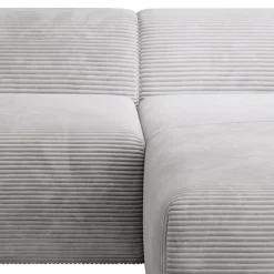 Sofa in L-Form Vals Gemütliche Couch in Cord-Optik