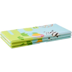 Spielmatte 180 x 200 cm mit diversen Tiermotiven Krabbelmatte für Babys & Kleinkinder - extra weich & pflegeleicht