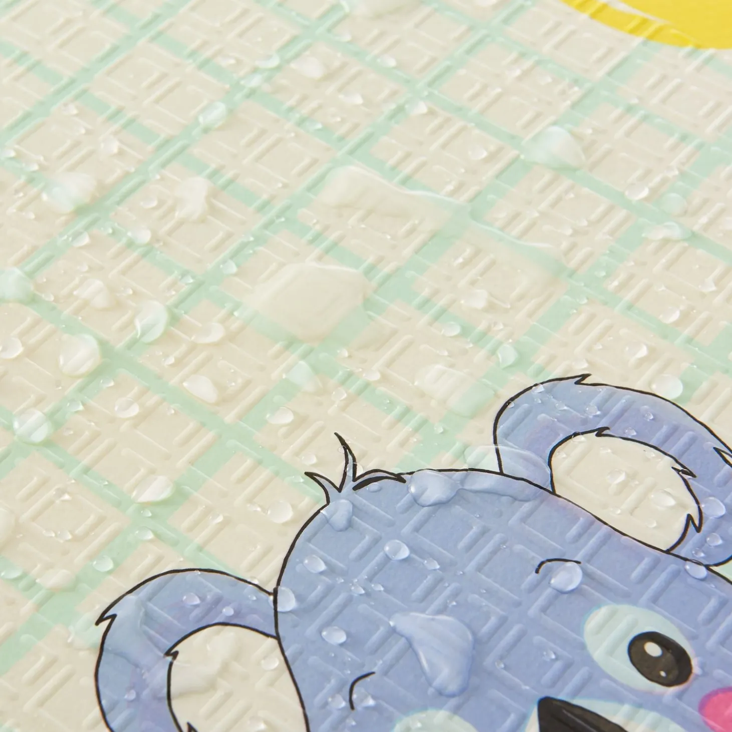 Spielmatte 180 x 200 cm mit diversen Tiermotiven Krabbelmatte für Babys & Kleinkinder - extra weich & pflegeleicht