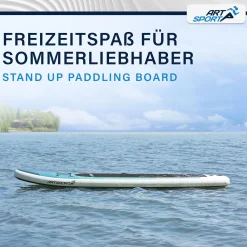 Stand Up Paddling Board - Komplett Set Aufblasbares SUP mit Paddel, Tasche, Leine & Zubehör