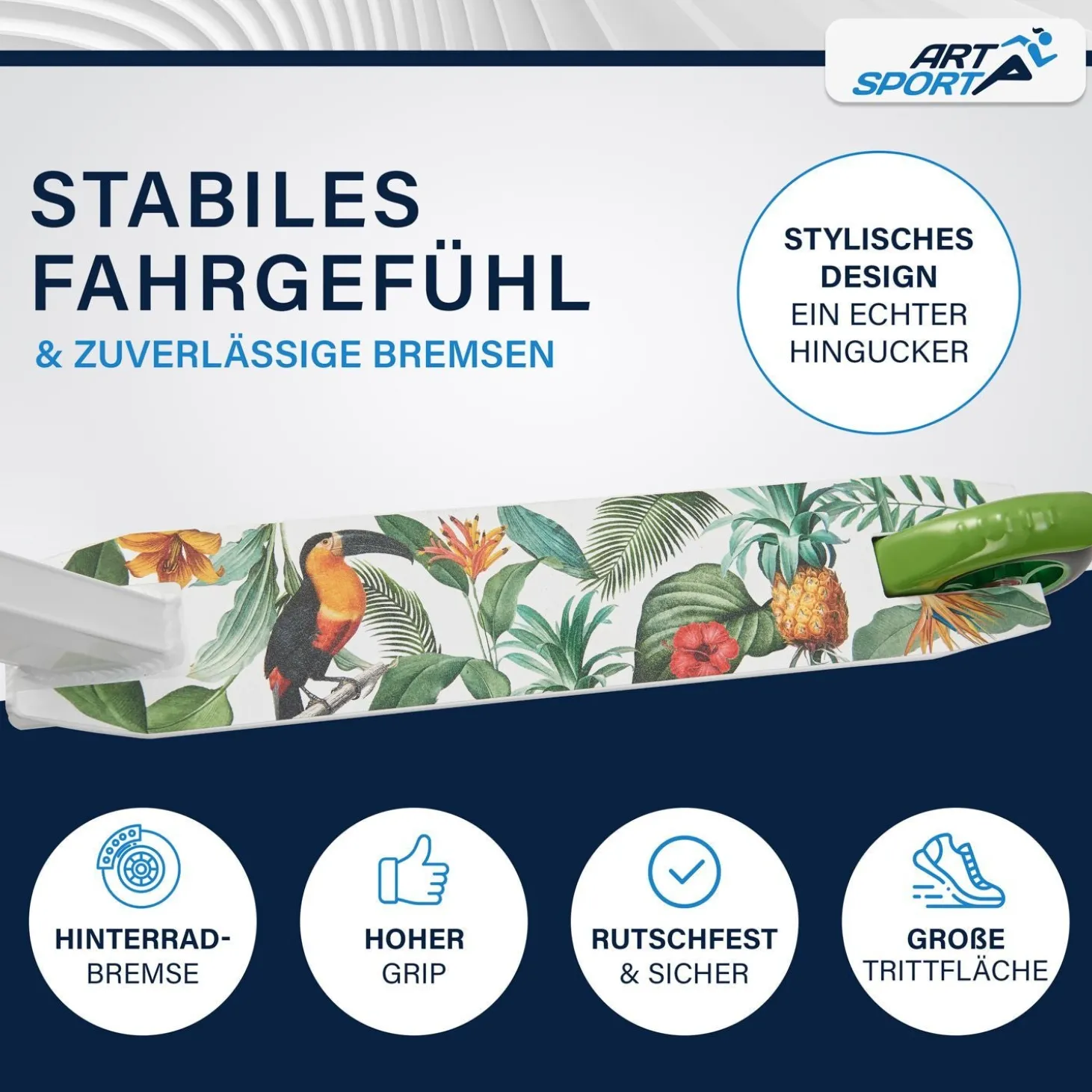 Stunt Scooter für Kinder Stunt Roller mit 360° Lenker & 100 mm Rollen
