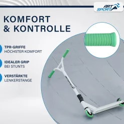 Stunt Scooter für Kinder Stunt Roller mit 360° Lenker & 100 mm Rollen