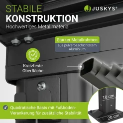 Terrassenüberdachung Jakarta Terrassendach aus Aluminium mit Schiebedach & UV-Schutz