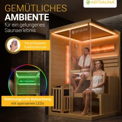 Traditionelle Sauna Vantaa - Natur ↕ 200cm ⚟ 3,5 - 8 kW Saunaofen 유 2 - 6 Personen