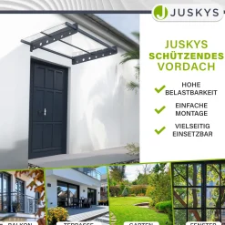 Vordach Manila Schützendes Pultdach für jeden Eingangsbereich