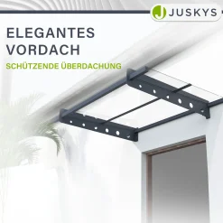 Vordach Manila Schützendes Pultdach für jeden Eingangsbereich