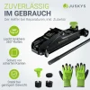 Wagenheber 2,5 t mit Transportbox Rangierwagenheber hydraulisch aus Stahl mit Zubehörset